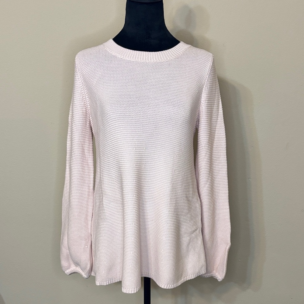 LOFT Soft Pink Women’s Crew Neck Sweater | Medium |